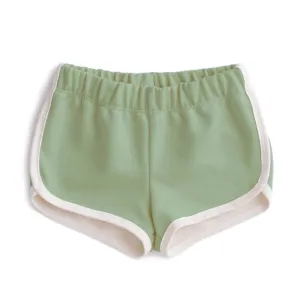 Organic Panda Green Shorts