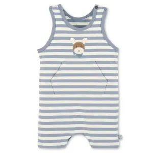 Organic Short Dungarees - Blue