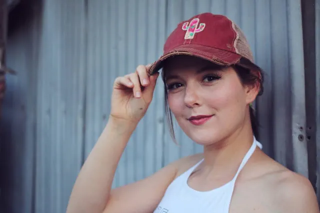 Original Cowgirl Clothing Cap: Rose Cactus