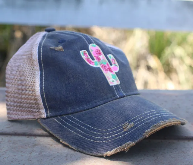 Original Cowgirl Clothing Cap: Rose Cactus