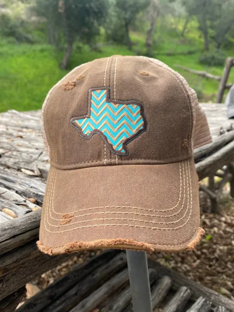 Original Cowgirl Clothing Cap: Texas Chevron