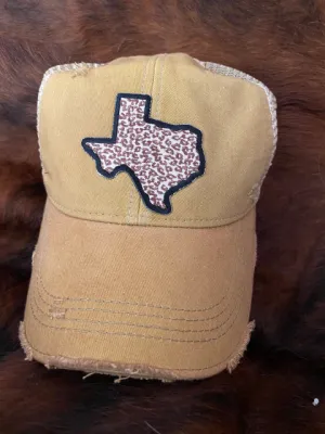 Original Cowgirl Clothing Cap: Texas Leopard