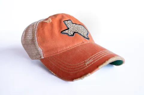 Original Cowgirl Clothing Cap: Texas Leopard