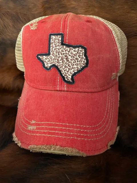 Original Cowgirl Clothing Cap: Texas Leopard