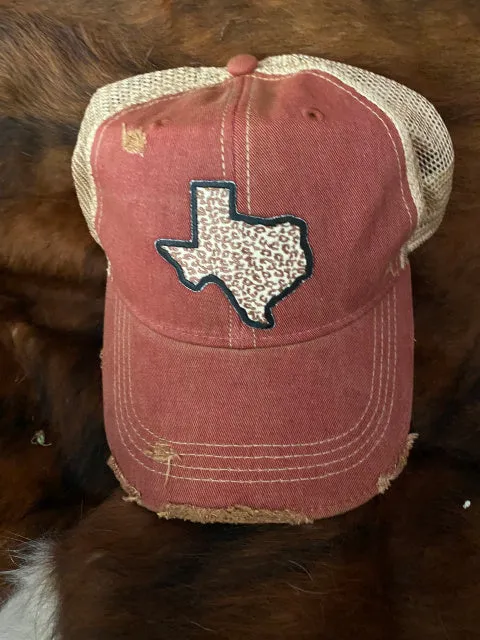 Original Cowgirl Clothing Cap: Texas Leopard