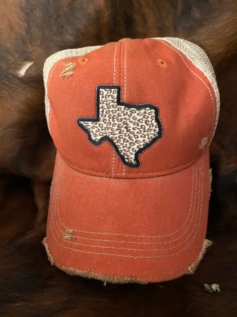 Original Cowgirl Clothing Cap: Texas Leopard