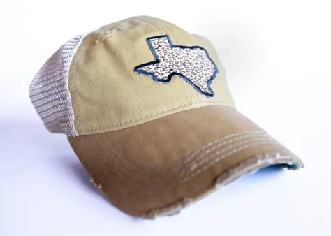 Original Cowgirl Clothing Cap: Texas Leopard