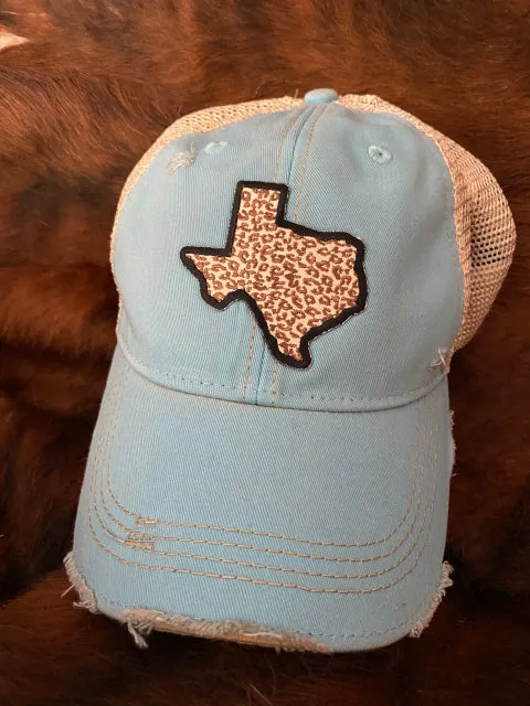 Original Cowgirl Clothing Cap: Texas Leopard
