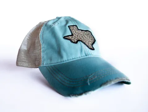 Original Cowgirl Clothing Cap: Texas Leopard