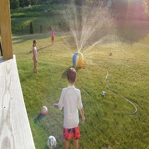 Outdoor Summer Pool Beach Ball Inflatable Splash Play Party Water Game Children Kids Sprinkler Toy