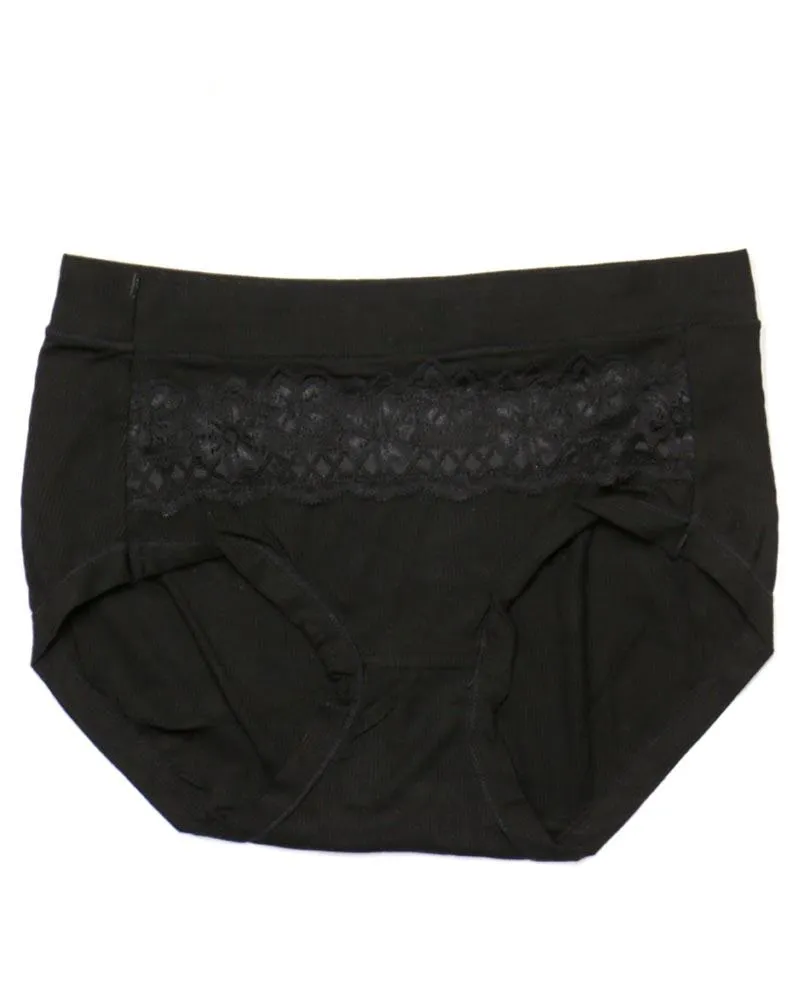 Pack of 2 Basic Soft Cotton Stretchable Panty FP-656 - Mix Colors