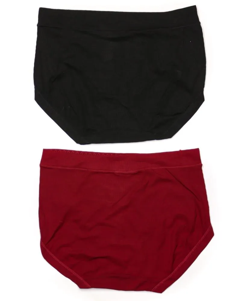 Pack of 2 Basic Soft Cotton Stretchable Panty FP-656 - Mix Colors
