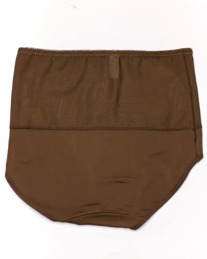 Pack of 2 High Waist Panty - SH-856 - Sisterhood - Black Skin Brown Grey