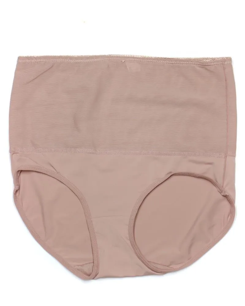 Pack of 2 High Waist Panty - SH-856 - Sisterhood - Black Skin Brown Grey