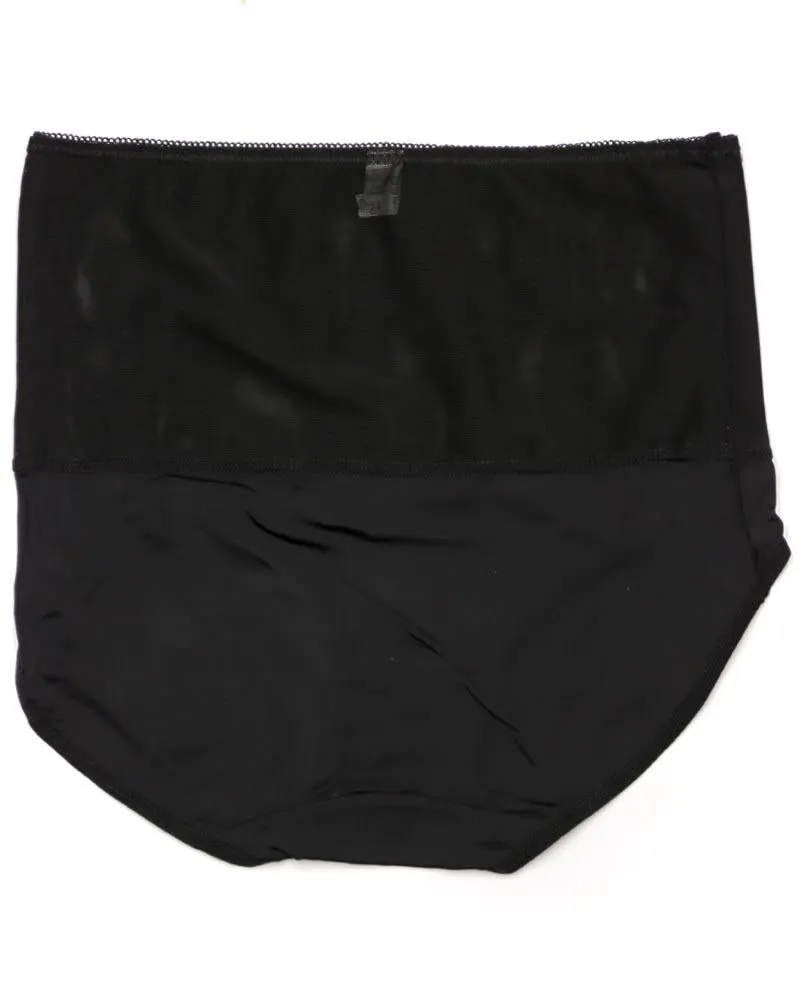 Pack of 2 High Waist Panty - SH-856 - Sisterhood - Black Skin Brown Grey