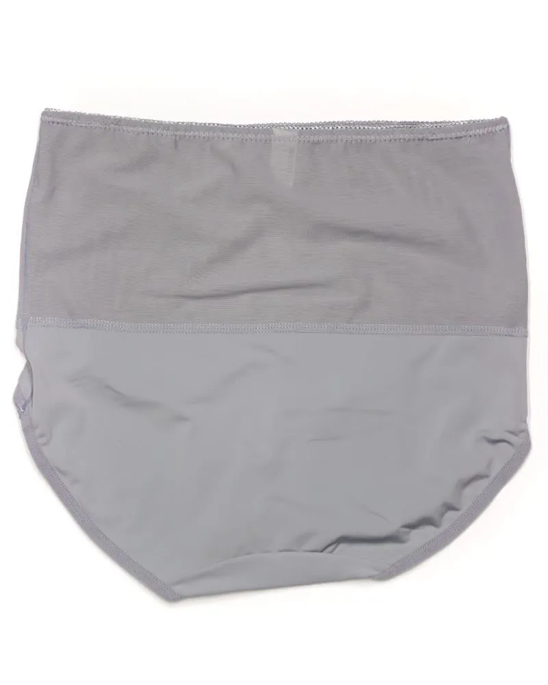 Pack of 2 High Waist Panty - SH-856 - Sisterhood - Black Skin Brown Grey