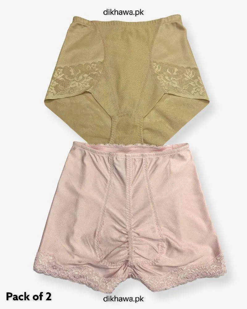 Pack of 2 Imported Stocklot Branded Jersey Panty Stretchable Jersey Panty 2021