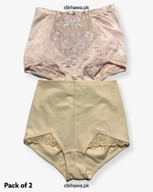 Pack of 2 Imported Stocklot Branded Net Panty Stretchable Net Lace Panty 2021