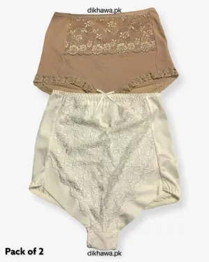 Pack of 2 Imported Stocklot Branded Net Panty Stretchable Net Panty 2021