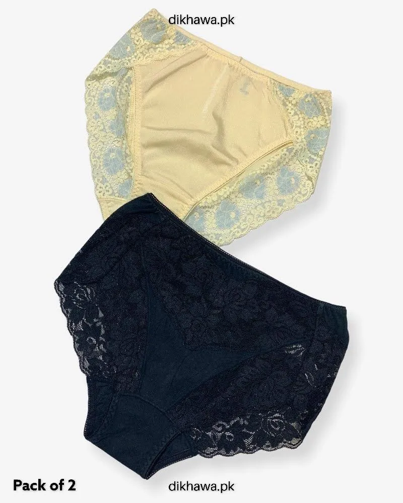Pack of 2 Imported Stocklot Branded Net Panty Stretchable Net Stretchable Panty 2021
