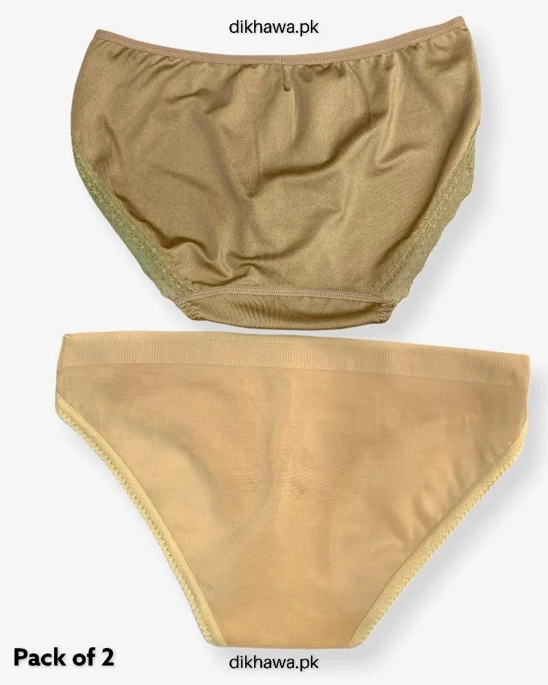 Pack of 2 Imported Stocklot Branded Net Panty Stretchable Net Stretchable Panty 2021
