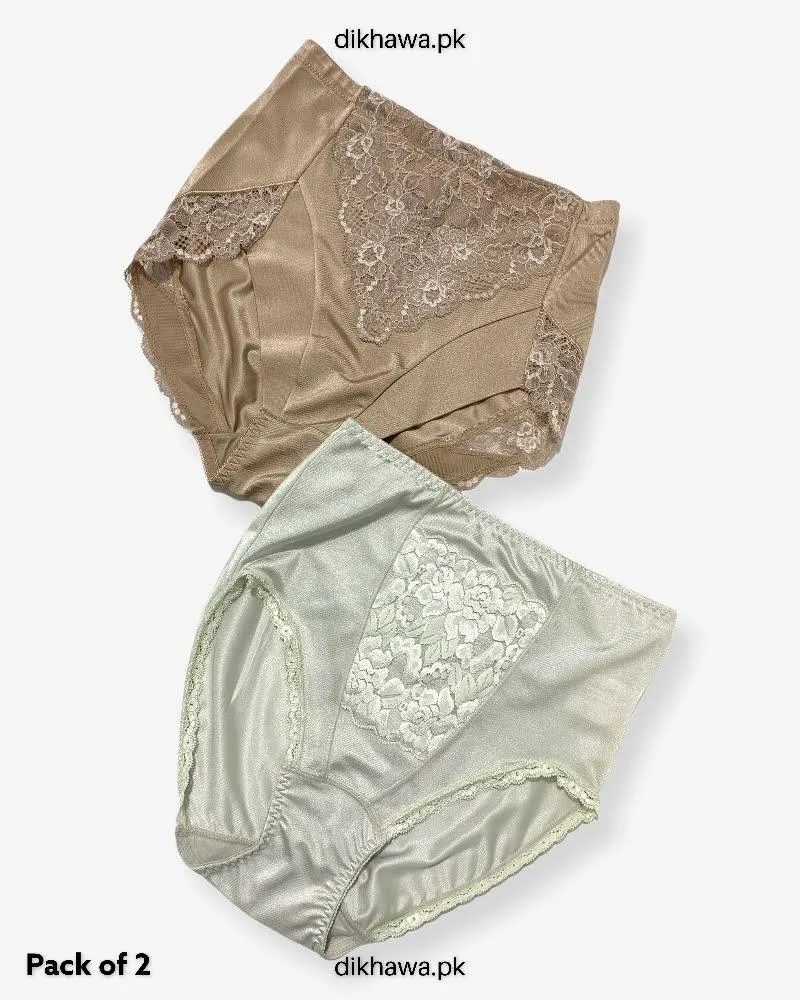 Pack of 2 Imported Stocklot Branded Net Panty Stretchable Net Stretchable Panty 2021