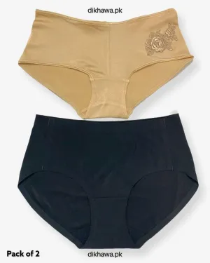 Pack of 2 Imported Stocklot Branded Net Panty Stretchable Net Stretchable Panty 2021