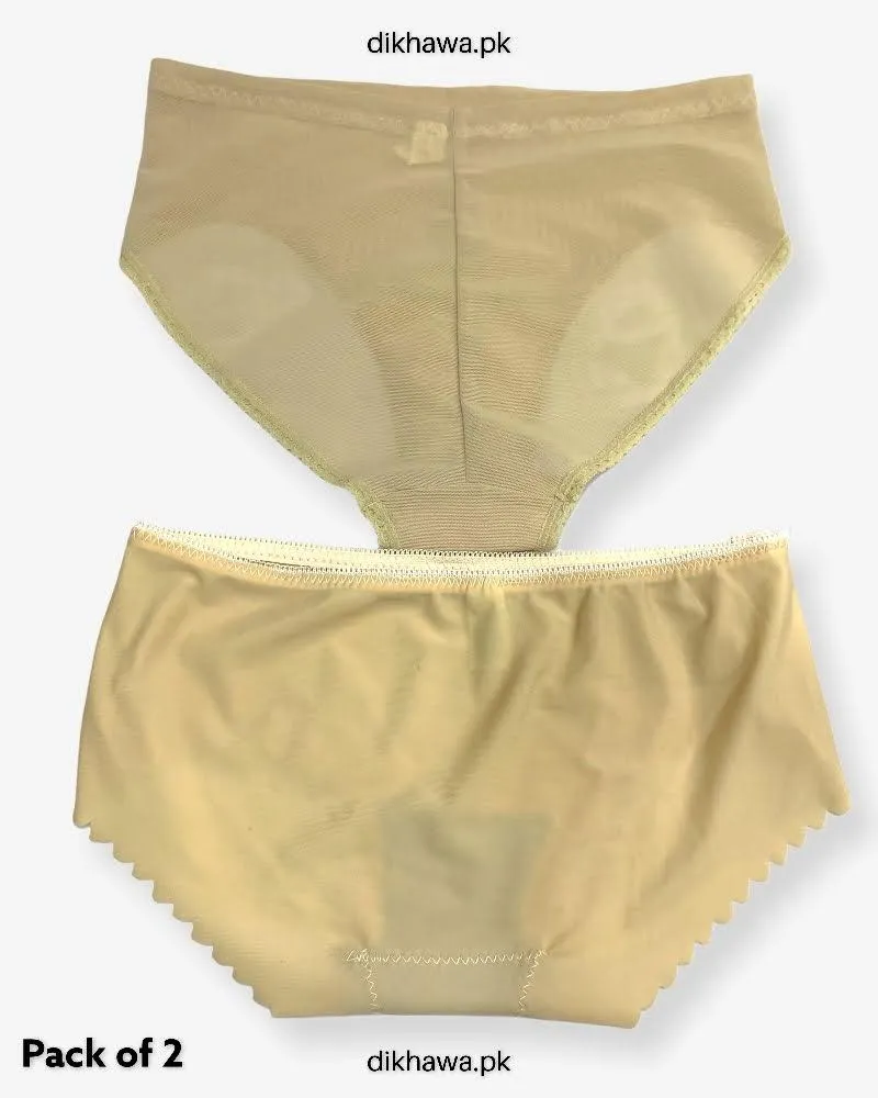Pack of 2 Imported Stocklot Branded Net Panty Stretchable Net Stretchable Panty 2021