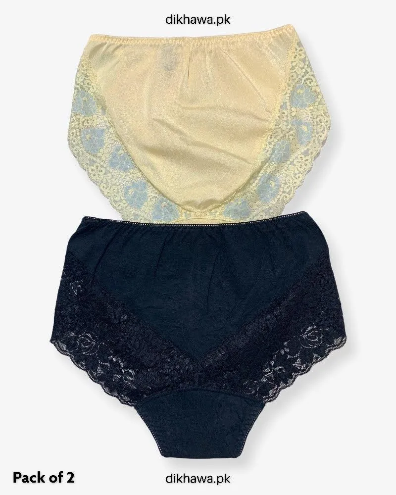 Pack of 2 Imported Stocklot Branded Net Panty Stretchable Net Stretchable Panty 2021