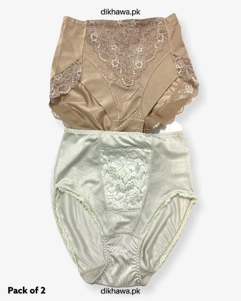 Pack of 2 Imported Stocklot Branded Net Panty Stretchable Net Stretchable Panty 2021