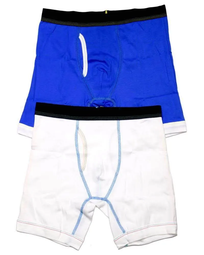 Pack of 2 - Mascot Pure Cotton Mens Boxers - Mix Colours