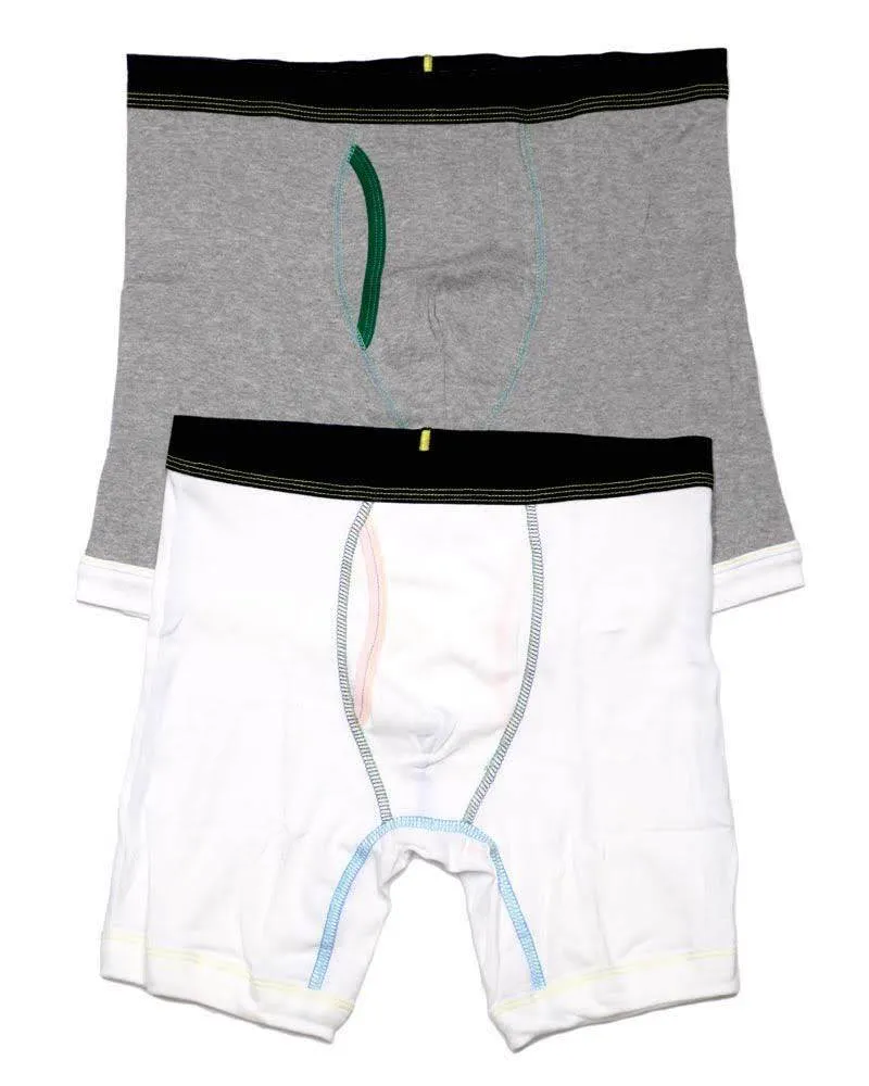 Pack of 2 - Mascot Pure Cotton Mens Boxers - Mix Colours