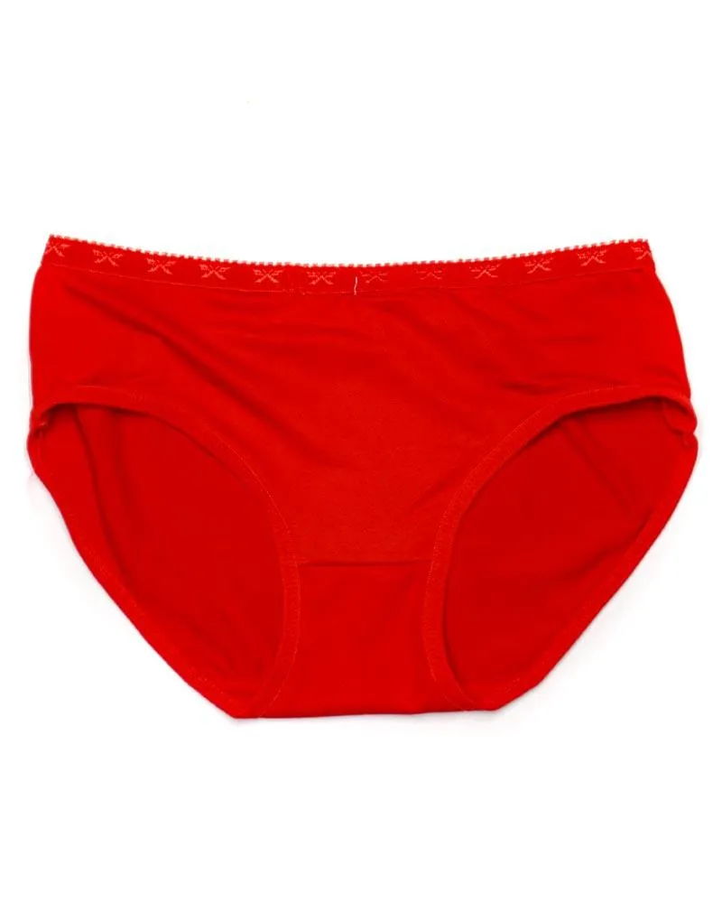 Pack of 3 Basic Soft Cotton Panty AN-336 - Mix Colors