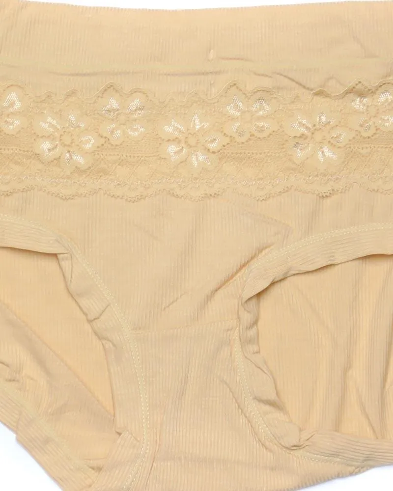 Pack of 3 Basic Soft Cotton Stretchable Panty FP-656 - Mix Colors