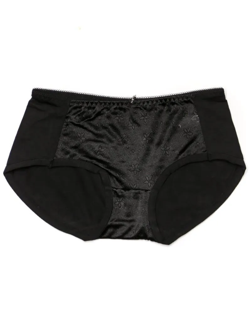 Pack of 3 Fancy Soft Cotton Panty - Mix Colors-KN335