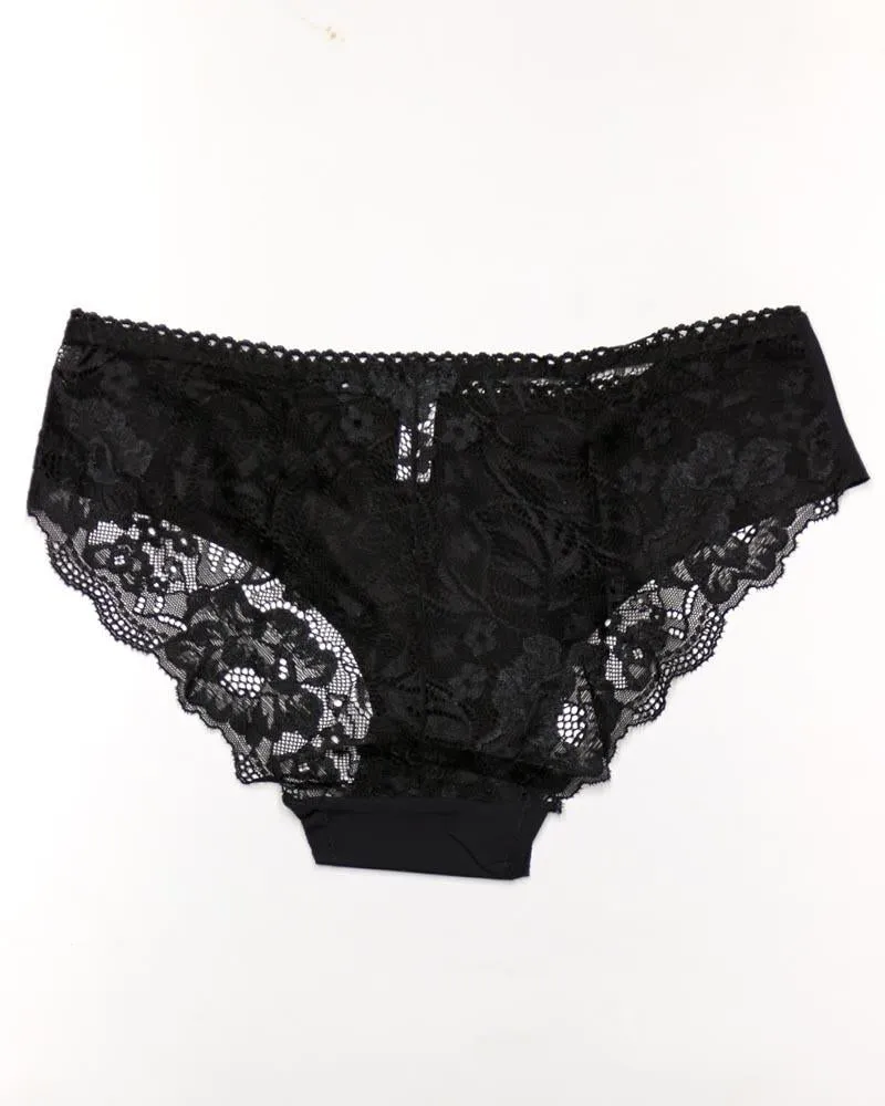 Pack of 3 Sexy Net Panty - Mix Colors & Designs