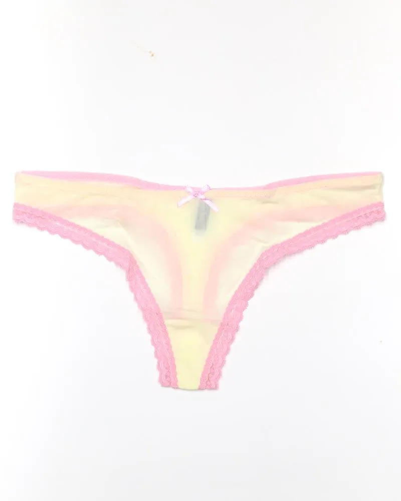Pack of 3 Sexy Net Panty - Mix Colors & Designs
