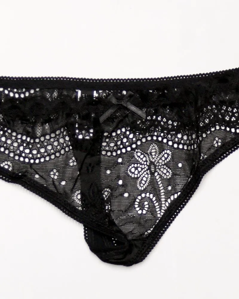 Pack of 3 Sexy Net Panty - Mix Colors & Designs