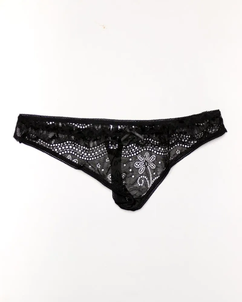 Pack of 3 Sexy Net Panty - Mix Colors & Designs