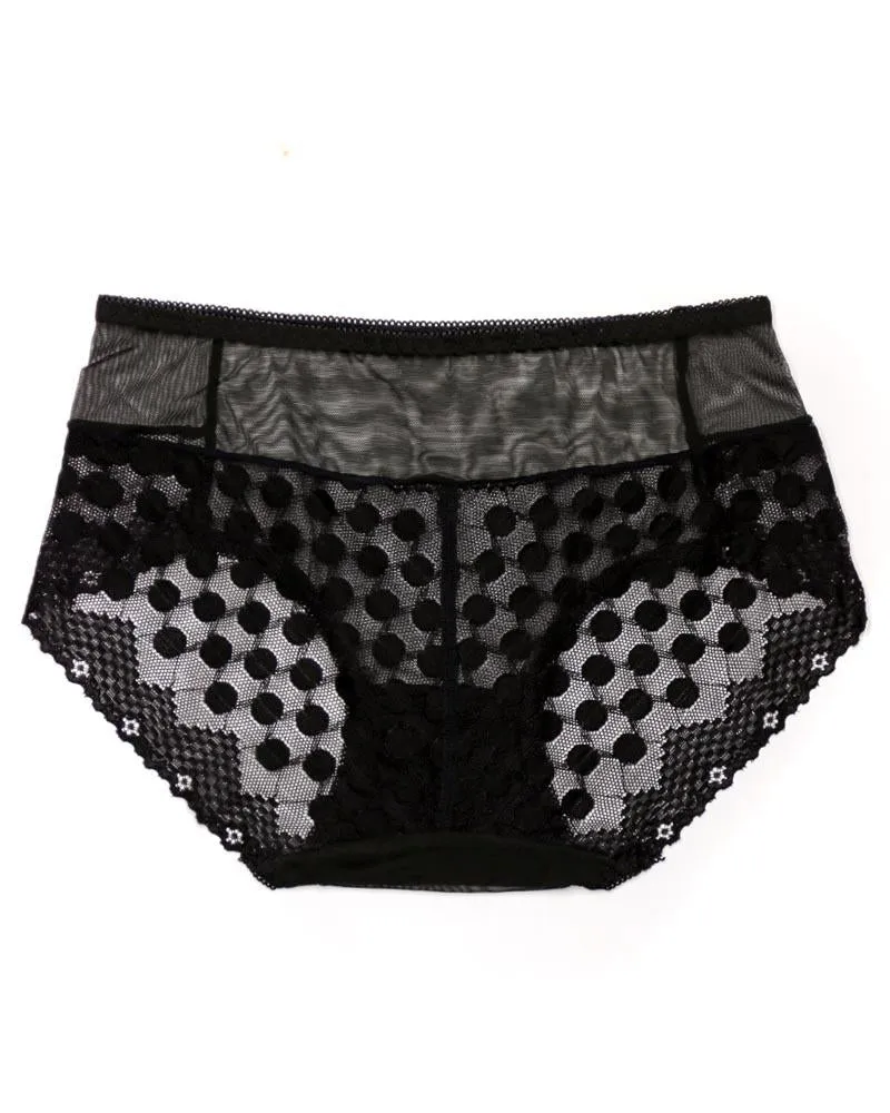 Pack of 3 Sexy Net Panty - Mix Colors-KN334