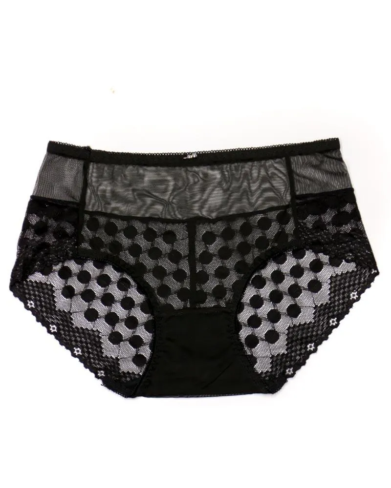 Pack of 3 Sexy Net Panty - Mix Colors-KN334