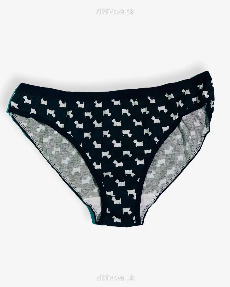 Pack Off 4 129893-A Bikini Underwear Pink By Violet Rose Panty - Cotton Panty