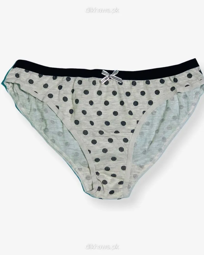 Pack Off 4 129893-A Bikini Underwear Pink By Violet Rose Panty - Cotton Panty