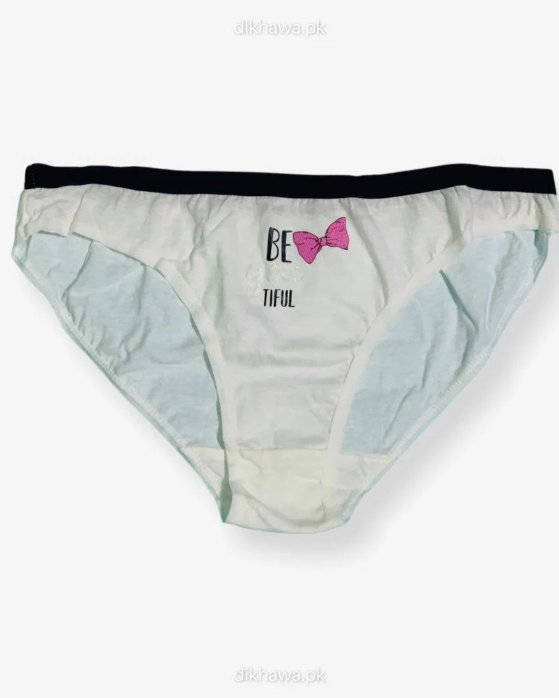Pack Off 4 129893-A Bikini Underwear Pink By Violet Rose Panty - Cotton Panty