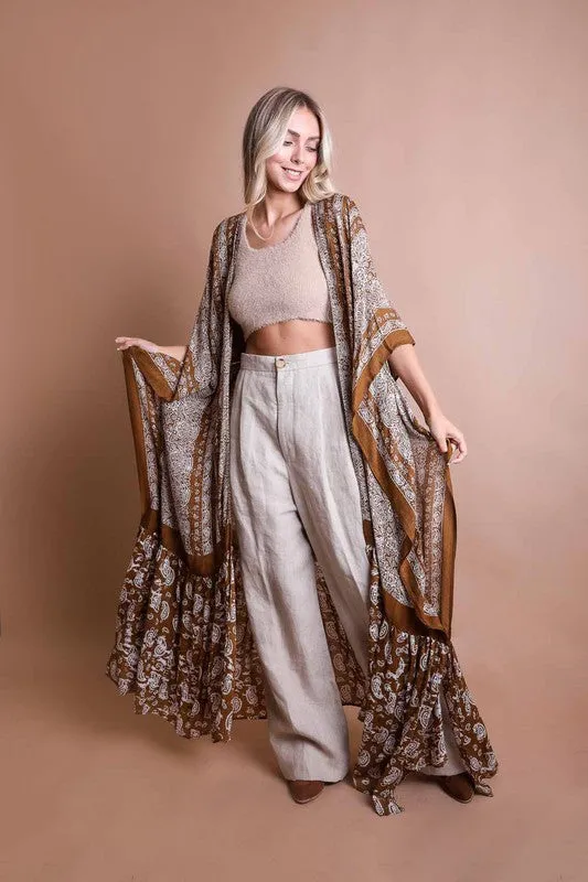 Paisley Tapestry Kimono