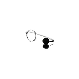 Palm Bracelet with an Obsidian