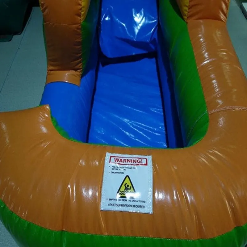 Palm Tree Bounce House Dura-Lite Dual Lane Combo with Slides