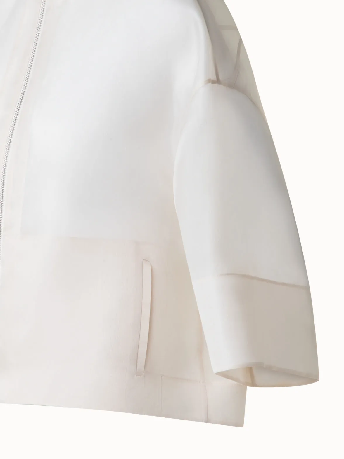 Panama Silk Organza Volume Jacket
