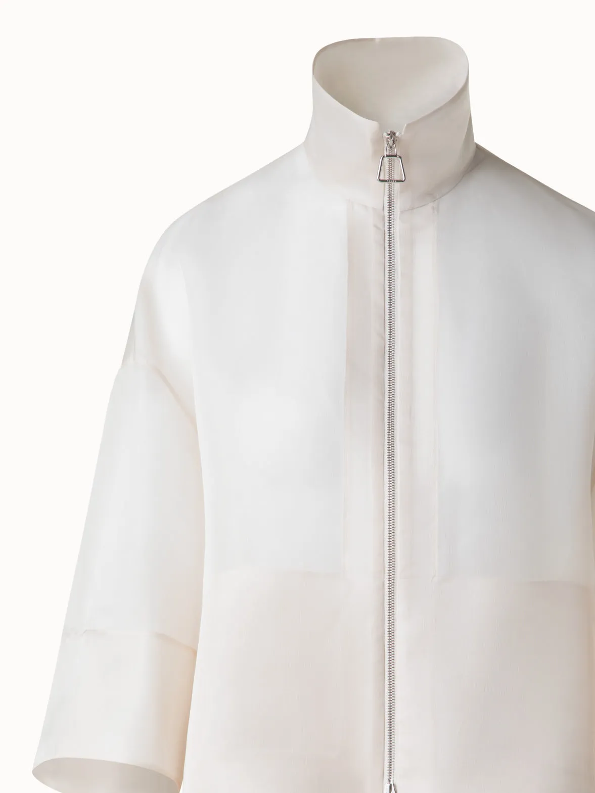 Panama Silk Organza Volume Jacket
