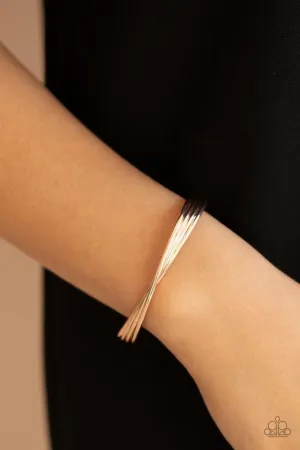Paparazzi Bringing Basics Back - Rose Gold Cuff Bracelets
